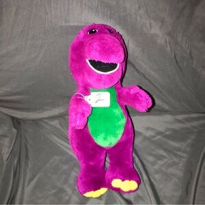 Vintage 1992 Lyons Group BARNEY the Purple Dinosaur Plush 12" Toy